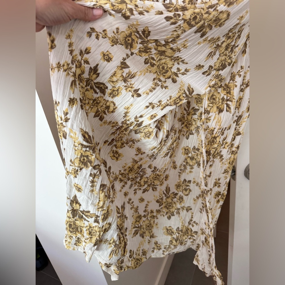 Free People Women's Jaymes Floral Print Long Sleeve Midi Dress - Picture 6 of 7